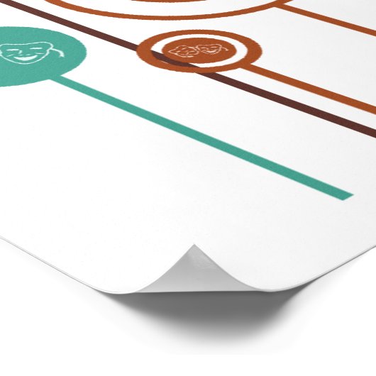 Drama Daisies Poster (Hoek)