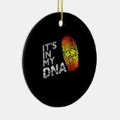 Drama-DNA-Shirt voor een dramaActor Keramisch Ornament (Rechts)