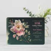 Drama- en romantiekuitnodiging kaart (Staand voorkant)