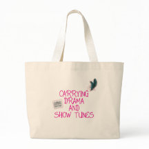 Drama en Show Tunes Canvas tas
