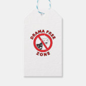 Drama Free Zone Cadeaulabel (Voorkant)