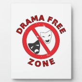 Drama Free Zone Fotoplaat (Voorkant)