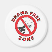 Drama Free Zone Magneet (Voorkant)