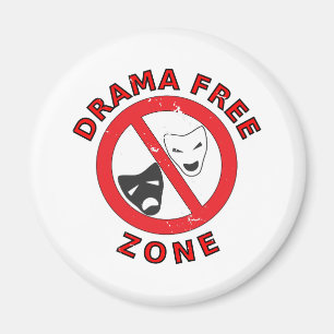 Drama Free Zone Magneet