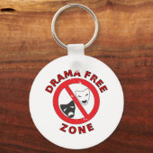 Drama Free Zone Sleutelhanger (Voorkant)