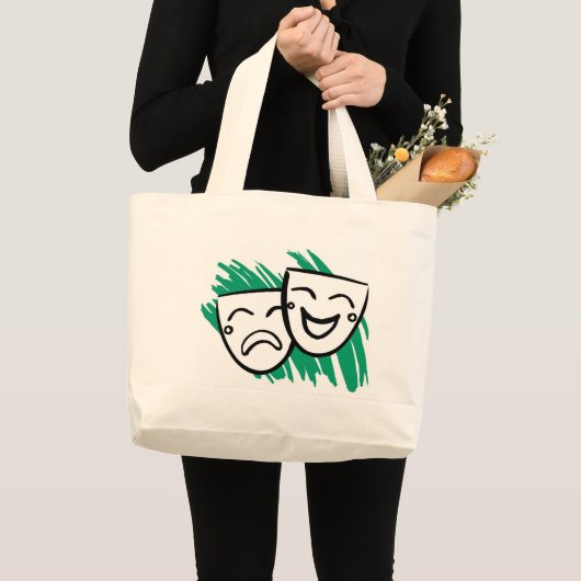 Drama Grote Tote Bag (Voorkant (product))