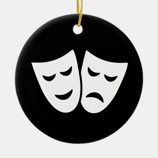 Drama Ideology Keramisch Ornament (Voorkant)