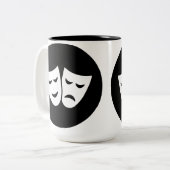 Drama Ideology Tweekleurige Koffiemok (Voorkant links)
