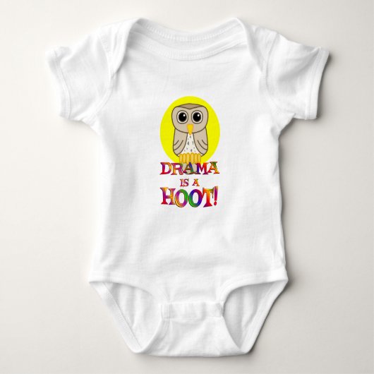 Drama is een Hoot Romper (Voorkant)