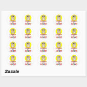 Drama is een Hoot Ronde Sticker (Vel)