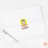 Drama is een Hoot Ronde Sticker (Envelop)