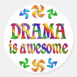 Drama is Geweldige Ronde Sticker
