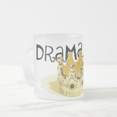 Drama King Matglas Koffiemok (Voorkant links)