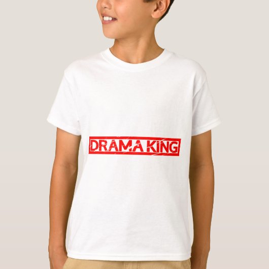 Drama King Stempel T-shirt (Voorkant)