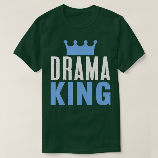 Drama King, theater Actress Broadway Musical Theat T-shirt (Design voorkant)
