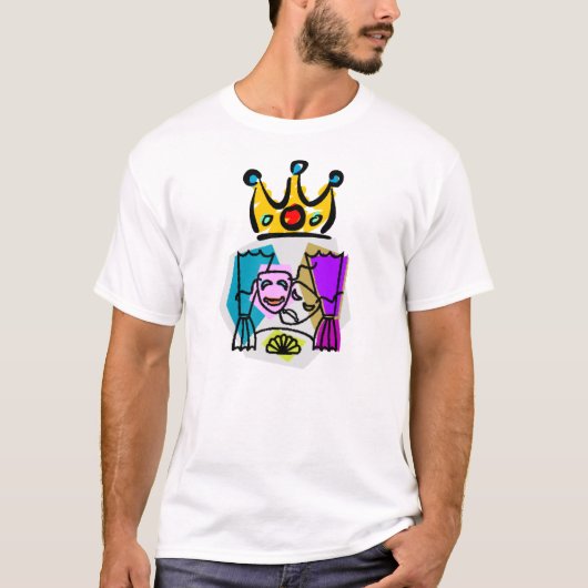 Drama King w/DRAMA KING on back T-shirt (Voorkant)