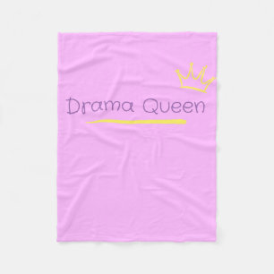 Drama Koningin Fleece Deken