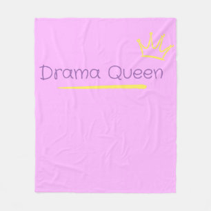 Drama Koningin Fleece Deken