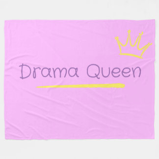 Drama Koningin Fleece Deken