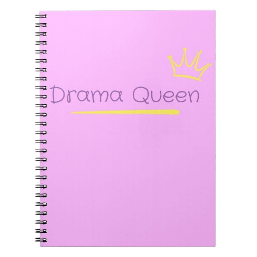 Drama Koningin Notitieboek (Voorkant)