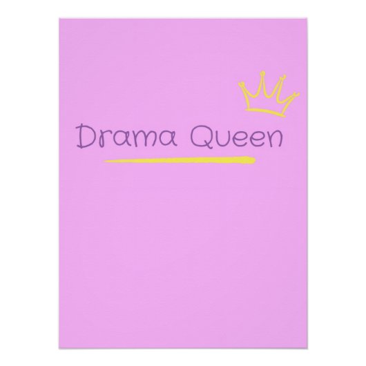 Drama Koningin Perfect Poster (Voorkant)