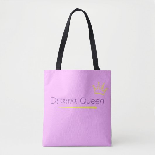 Drama Koningin Tote Bag (Voorkant)