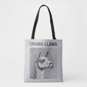 Drama Lama Grappige Boodschappentas Tote Bag (Voorkant)