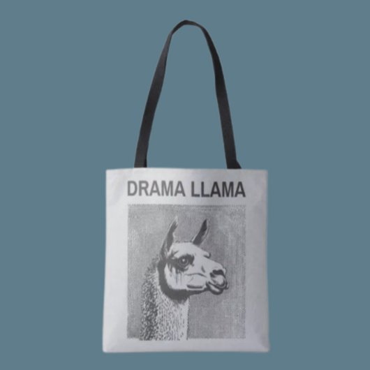 Drama Lama Grappige Boodschappentas Tote Bag