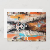 Drama Lama Personalisierbar Funky Hipster Niedlich Briefkaart (Voorkant / Achterkant)