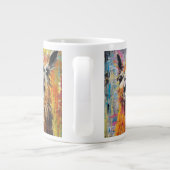 Drama Lama Personalisierbar Funky Hipster Niedlich Grote Koffiekop (Achterkant)