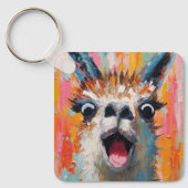 Drama Lama Personalisierbar Funky Hipster Niedlich Sleutelhanger (Voorkant)