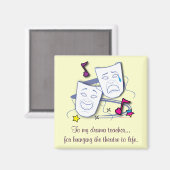 Drama leraar dank je magneet (Voorkant / Achterkant)