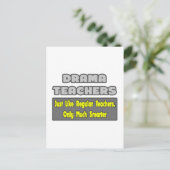 Drama leraren...slimmer briefkaart (Staand voorkant)