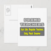 Drama leraren...slimmer briefkaart (Voorkant / Achterkant)