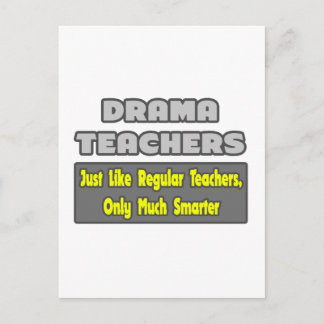 Drama leraren...slimmer briefkaart