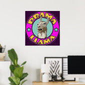 Drama Llama, afdrukken Poster (Thuiskantoor)