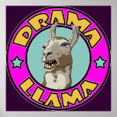 Drama Llama, afdrukken Poster (Voorkant)