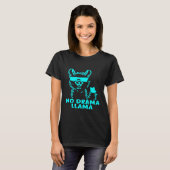 Drama Llama Alpaca Rainbow Carl Idea T-shirt (Voorkant volledig)
