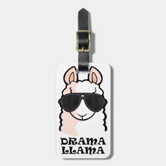 Drama Llama Bagagelabel (Voorkant verticaal)