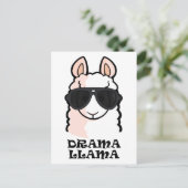 Drama Llama Briefkaart (Staand voorkant)