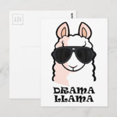 Drama Llama Briefkaart (Voorkant / Achterkant)