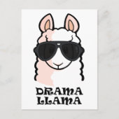Drama Llama Briefkaart (Voorkant)