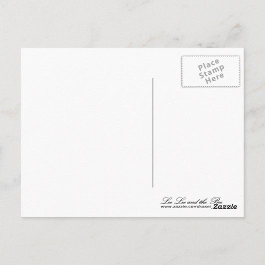 Drama Llama Briefkaart (Achterkant)