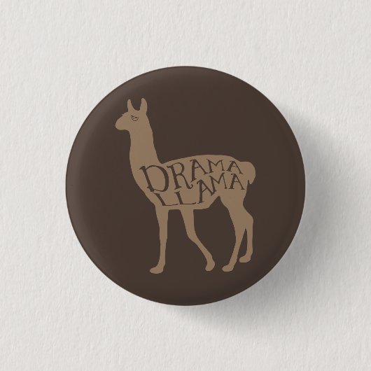 Drama Llama Button (Voorkant)
