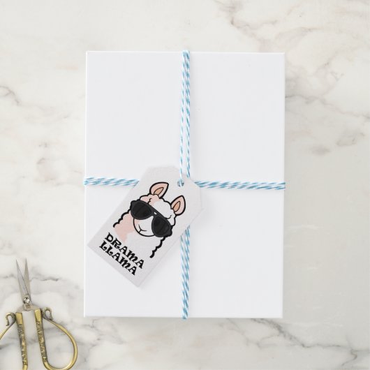 Drama Llama Cadeaulabel (Met Touw)