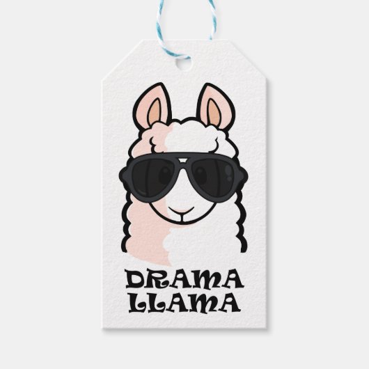 Drama Llama Cadeaulabel (Voorkant)