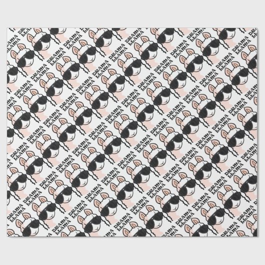 Drama Llama Cadeaupapier (Vlak)