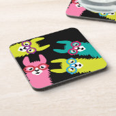 Drama Llama Colorful Camelid Bier Onderzetter (Linkerzijde)