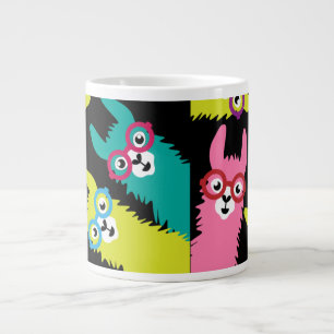 Drama Llama Colorful Camelid Grote Koffiekop