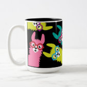 Drama Llama Colorful Camelid Large Coffee Mok (Links)